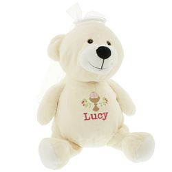 Girl's Personalized First Communion Buddy Bear Stuffed Animal