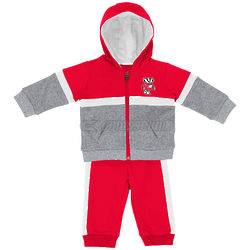 Bucky Badger Infant Fleece Outfit