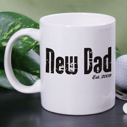 New Dad Personalized Coffee Mug