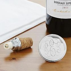 Personalized Bottle Stopper and Pourer