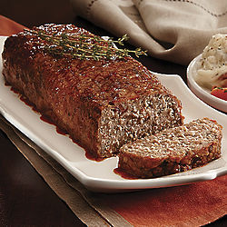 Gourmet Meatloaf with Bacon and Mushrooms