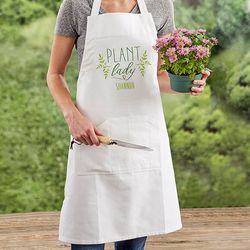 Plant Lady Personalized Gardening Apron