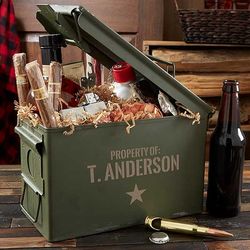 Authentic Personalized Ammo Box with Star
