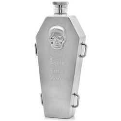 Stainless Steel Personalized Coffin Flask