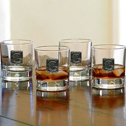 Bryne Regal Crested Old Fashioned Glasses