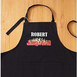 Personalized King of the Grill Apron