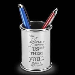 Making a Difference Executive Pen Cup
