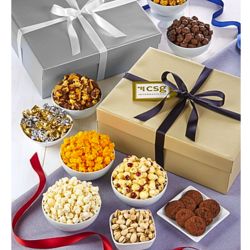 Simply Gold and Silver Jumbo Snacks and Sweets Sampler