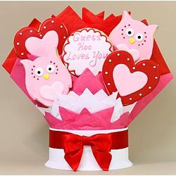 Hoo Loves You Cookie Bouquet
