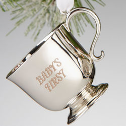 Baby's First Cup Christmas Ornament