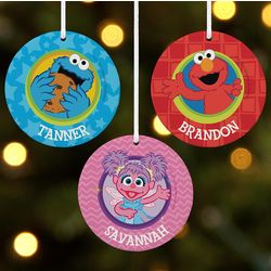 Personalized Me and My Sesame Street Buddy Ornament