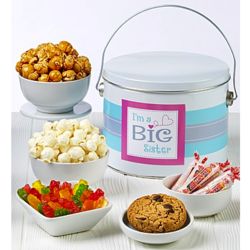 I'm a Big Sister Snacks and Sweets in Half-Gallon Pail