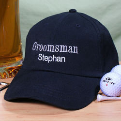 Embroidered Groomsman Hat
