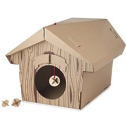 Cardboard Cat Chalet