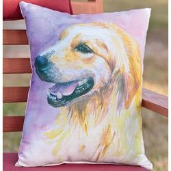 Dog Photo Printed Throw Pillow