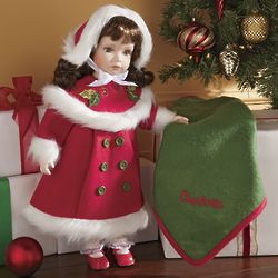 Personalized Holly Doll Christmas Decoration