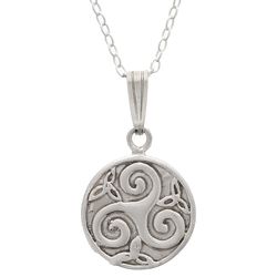 Sterling Silver Celtic Spiral of Life Pendant