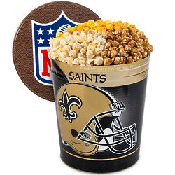 Popcorn in New Orleans Saints 3 Gallon Gift Tin