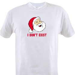 I Don't Exist Santa T-Shirt