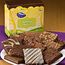 Welcome Baby Dozen Brownies Gift Box