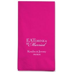 Wedding Guest Personalized Napkins
