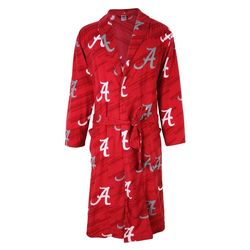 Men's Alabama Grandstand Microfleece Robe in Red