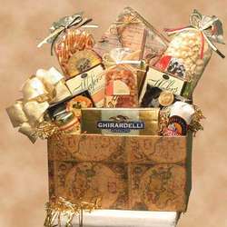 Snacks and Sweets Classic Globe Gift Basket