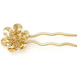 24k Gold Madytos Flower Hair Pin