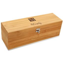 Monogram Bamboo Wine Box