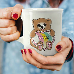 Bad*ss Teddy Bear Mug
