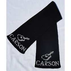Personalized Scarf with Guitar
