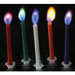 Colorflame Birthday Cake Candles