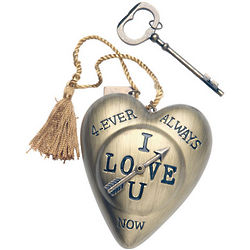 4-Ever and Always Love Message Heart Sculpture
