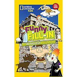 National Geographic Kids Funny Fill-in Mythology Adventure Book