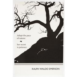 Ralph Waldo Emerson Quote Literary Poster