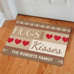 Hugs and Kisses Welcome Doormat