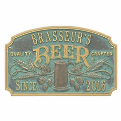 Personalized Beer Arch Pub Plaque