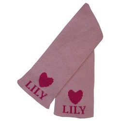 Personalized Scarf with Heart