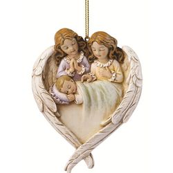 Baby and Angels Wings Ornament