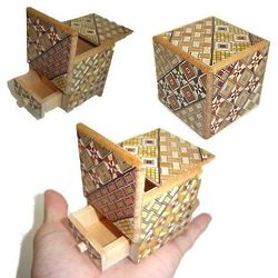 2 Sun 4 Steps Cube Secret Japanese Puzzle Box