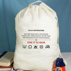 Give It to Mom Personalized Laundry Bag