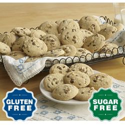 Gluten-Free and Sugar-Free Chocolatey Chip Cookies