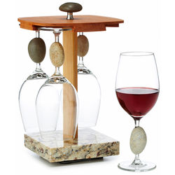 Stone Wine Glass Pirouette Set