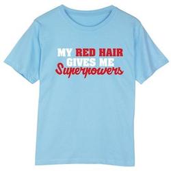 My Red Hair Gives Me Superpowers Tee Shirt