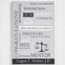 Legal Professions Personalized Canvas Artwork