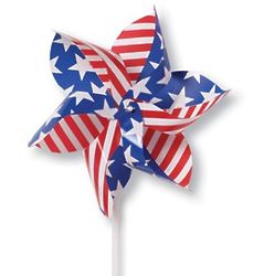 12 Patriotic Pinwheels