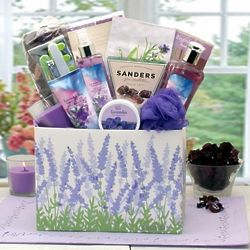 Moments of Relaxation Lavender Gift Basket