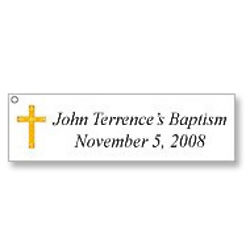 60 Personalized Baptism Favor Tags