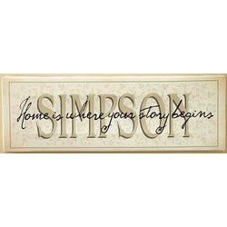 Personalized Home Is Where Your Story Begins Artwork
