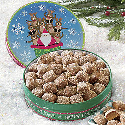 Mini Butter Toffee Bites Holiday Gift Tin